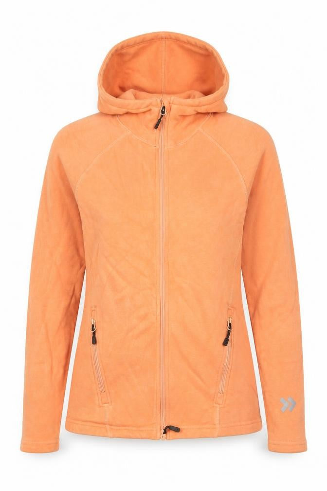 157 Women’s Orange S Full Zip Hooded Quick Dry Sports Hoodie