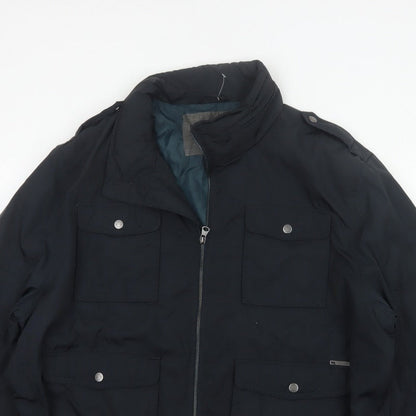 RJR.John Rocha Men’s Black 2XL Military Padded Zip Jacket