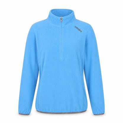 TOG24 Women’s Blue UK 8 1/4 Zip Fleece Pullover Sweatshirt