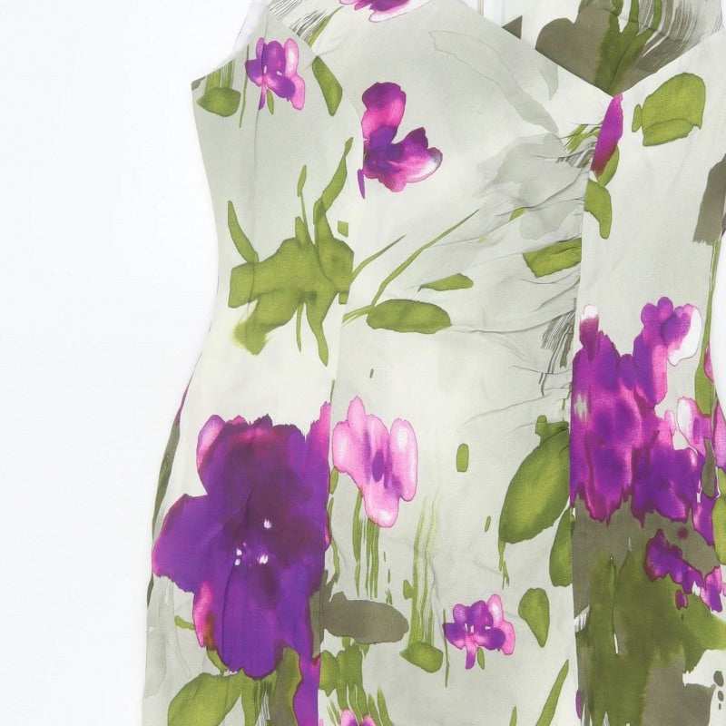 Alex & Co. Women’s Multicoloured Floral Sheath Dress UK 10 Sleeveless