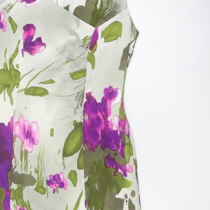 Alex & Co. Women’s Multicoloured Floral Sheath Dress UK 10 Sleeveless