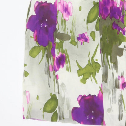 Alex & Co. Women’s Multicoloured Floral Sheath Dress UK 10 Sleeveless