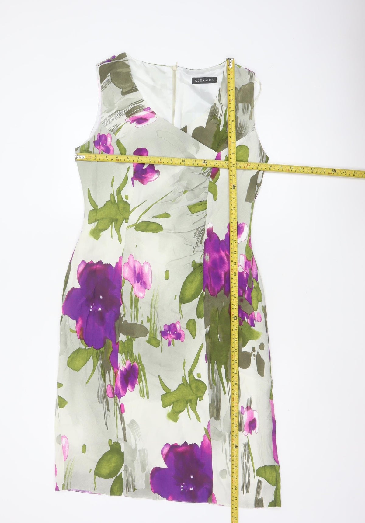 Alex & Co. Women’s Multicoloured Floral Sheath Dress UK 10 Sleeveless