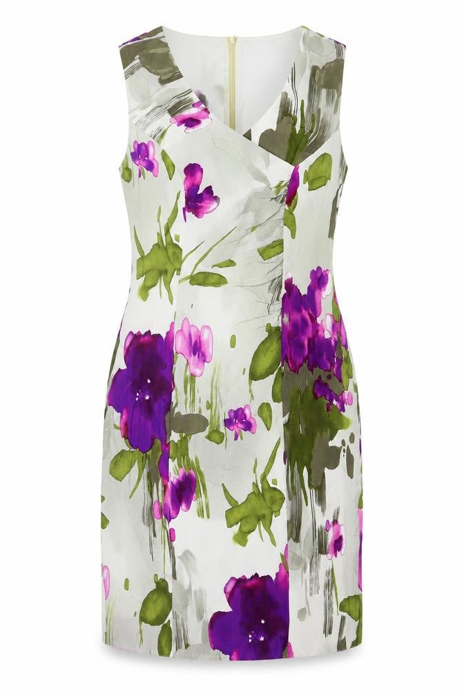 Alex & Co. Women’s Multicoloured Floral Sheath Dress UK 10 Sleeveless