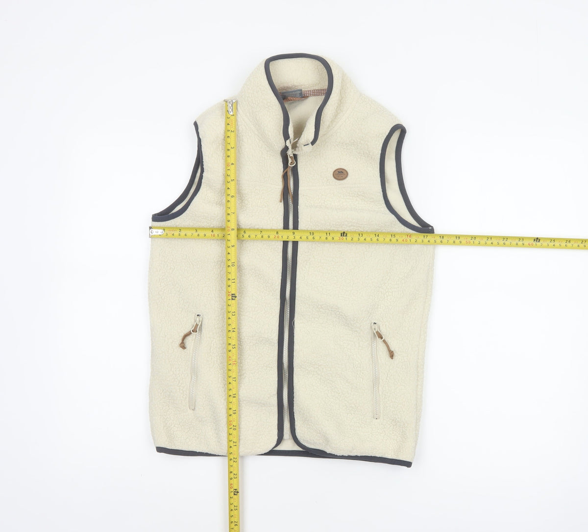 Trespass Women’s Ivory XS Fleece Bodywarmer Zip Outdoor Waistcoat