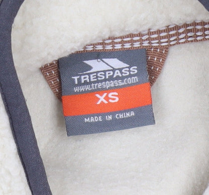 Trespass Women’s Ivory XS Fleece Bodywarmer Zip Outdoor Waistcoat