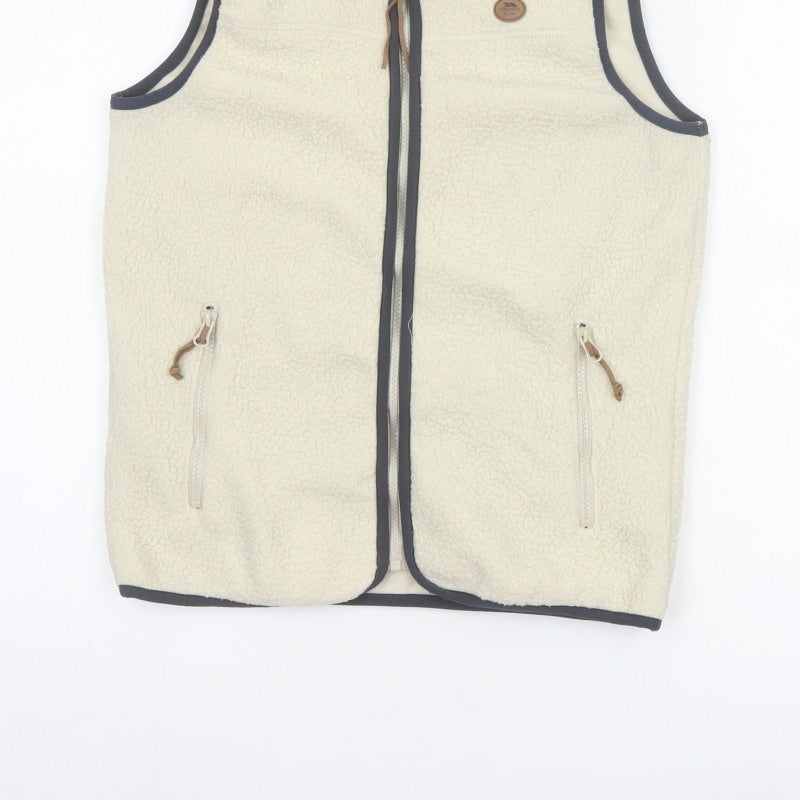 Trespass Women’s Ivory XS Fleece Bodywarmer Zip Outdoor Waistcoat