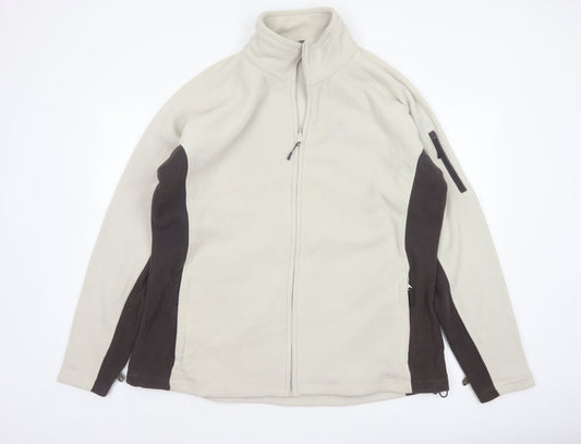 Hi Gear Women’s Beige Brown Fleece Jacket UK 20 Full Zip Outdoor