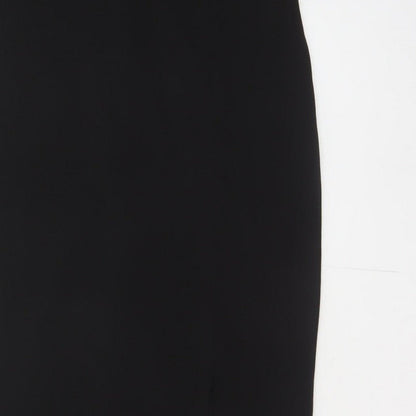 Club L London Women Black UK 12 Bodycon Long Strappy Evening Maxi Dress