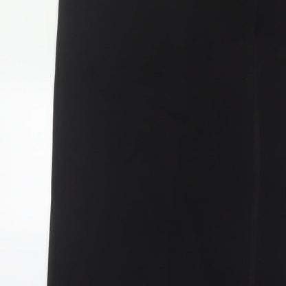 Club L London Women Black UK 12 Bodycon Long Strappy Evening Maxi Dress