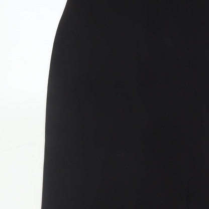 Club L London Women Black UK 12 Bodycon Long Strappy Evening Maxi Dress