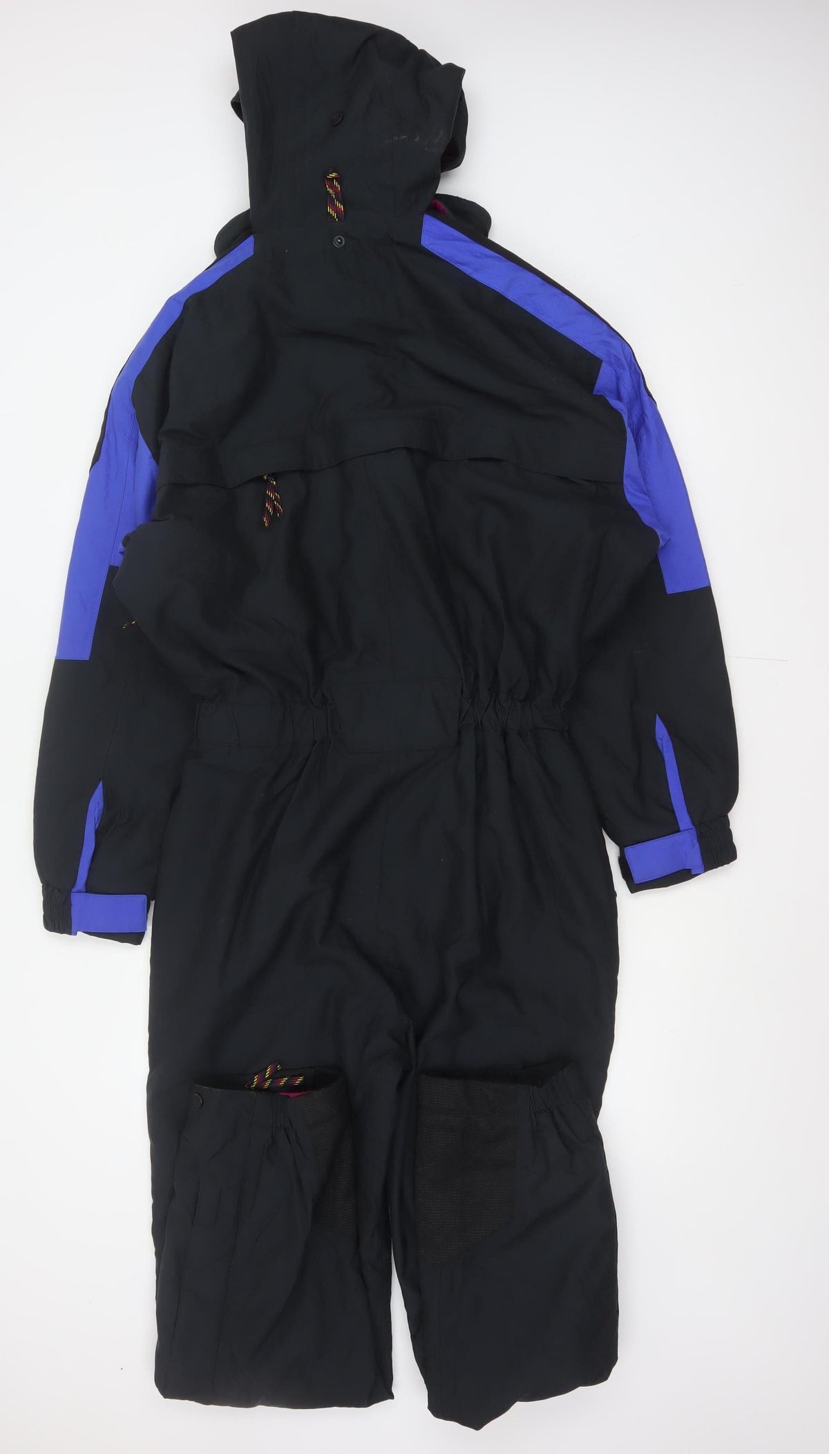 Slalom Sports Women’s UK 12 Black Purple Hooded Ski Coverall 90s