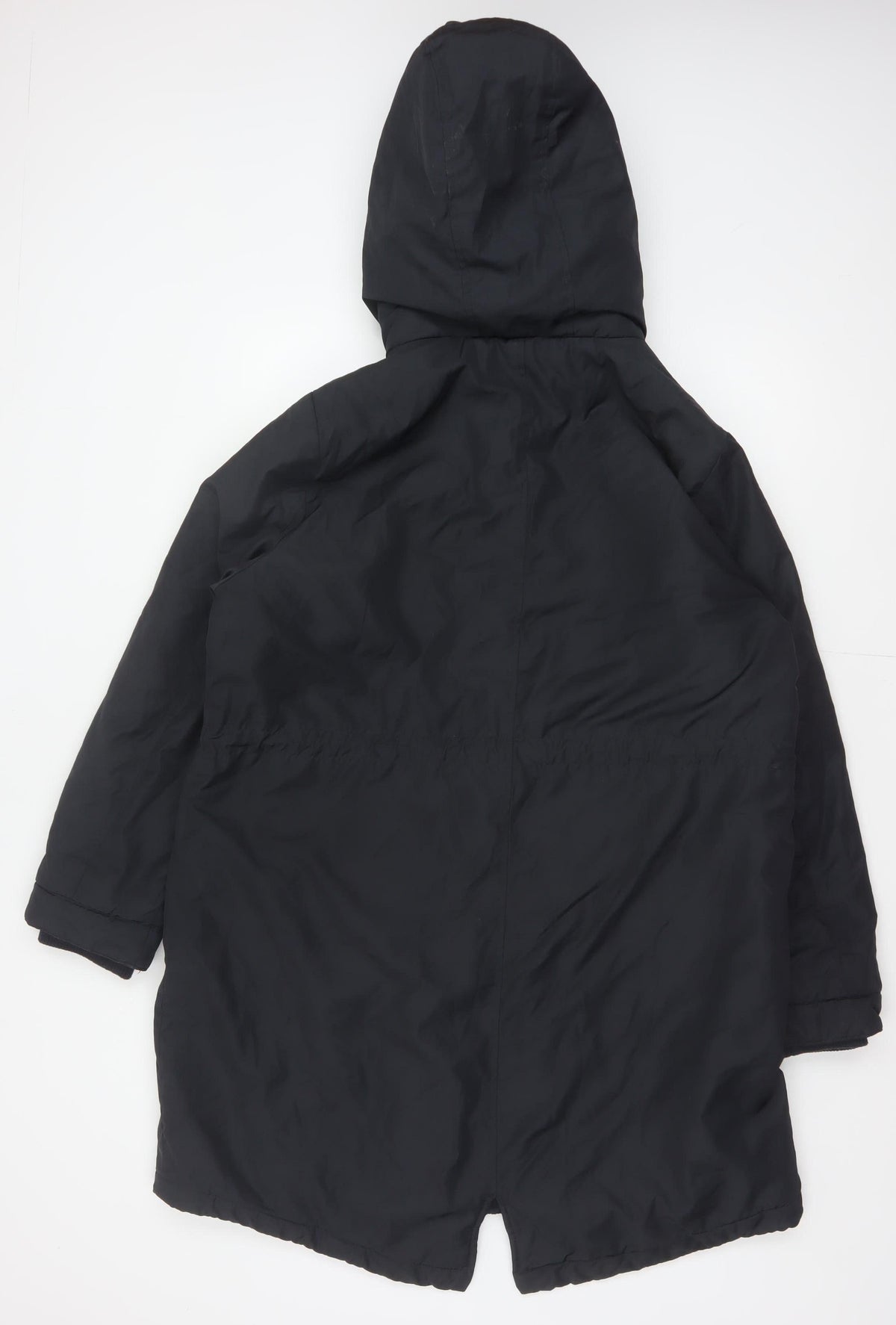 By Very Women’s Black Size 16 Long Hooded Parka Coat