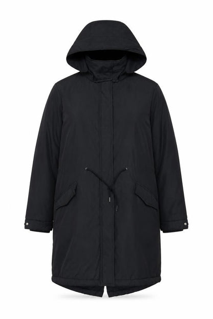By Very Women’s Black Size 16 Long Hooded Parka Coat