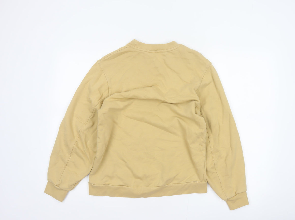 & Other Stories Women Beige UK 8 Pullover Sweatshirt Balloon Sleeve