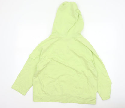 Catalina Women Green Size 14 Pullover Hoodie Drawstring Pockets