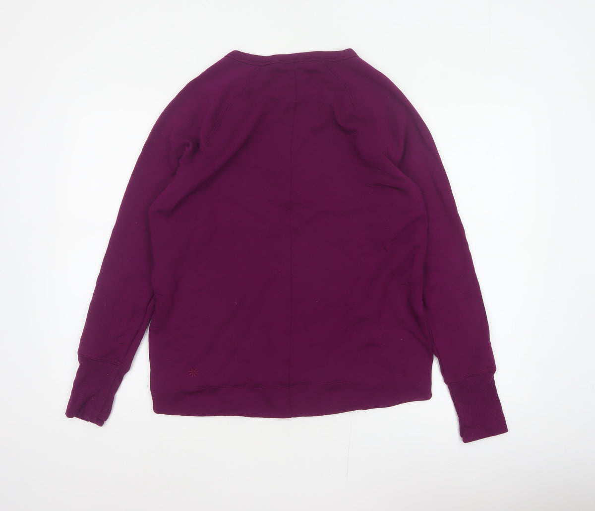Athleta Women’s Purple XS Basic Crew Neck Raglan Long Sleeve Sweatshirt