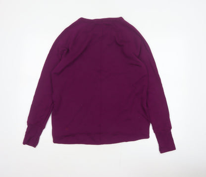 Athleta Women’s Purple XS Basic Crew Neck Raglan Long Sleeve Sweatshirt