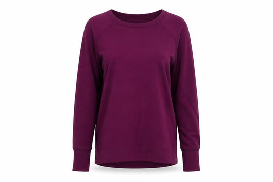 Athleta Women’s Purple XS Basic Crew Neck Raglan Long Sleeve Sweatshirt