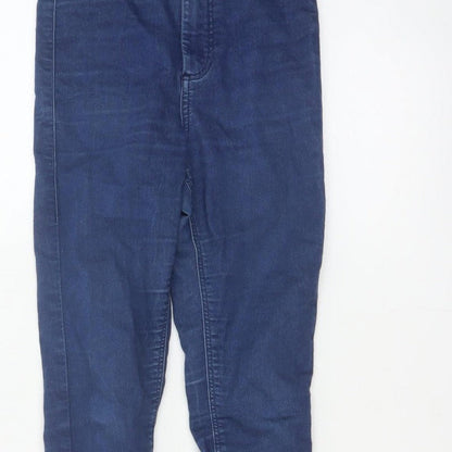 Topshop Moto Women’s Blue UK 8 W26 L28 High Rise Skinny Jeans