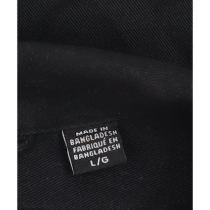 Only & Sons Men’s Black L Cotton Button Up Overshirt Basic Jacket