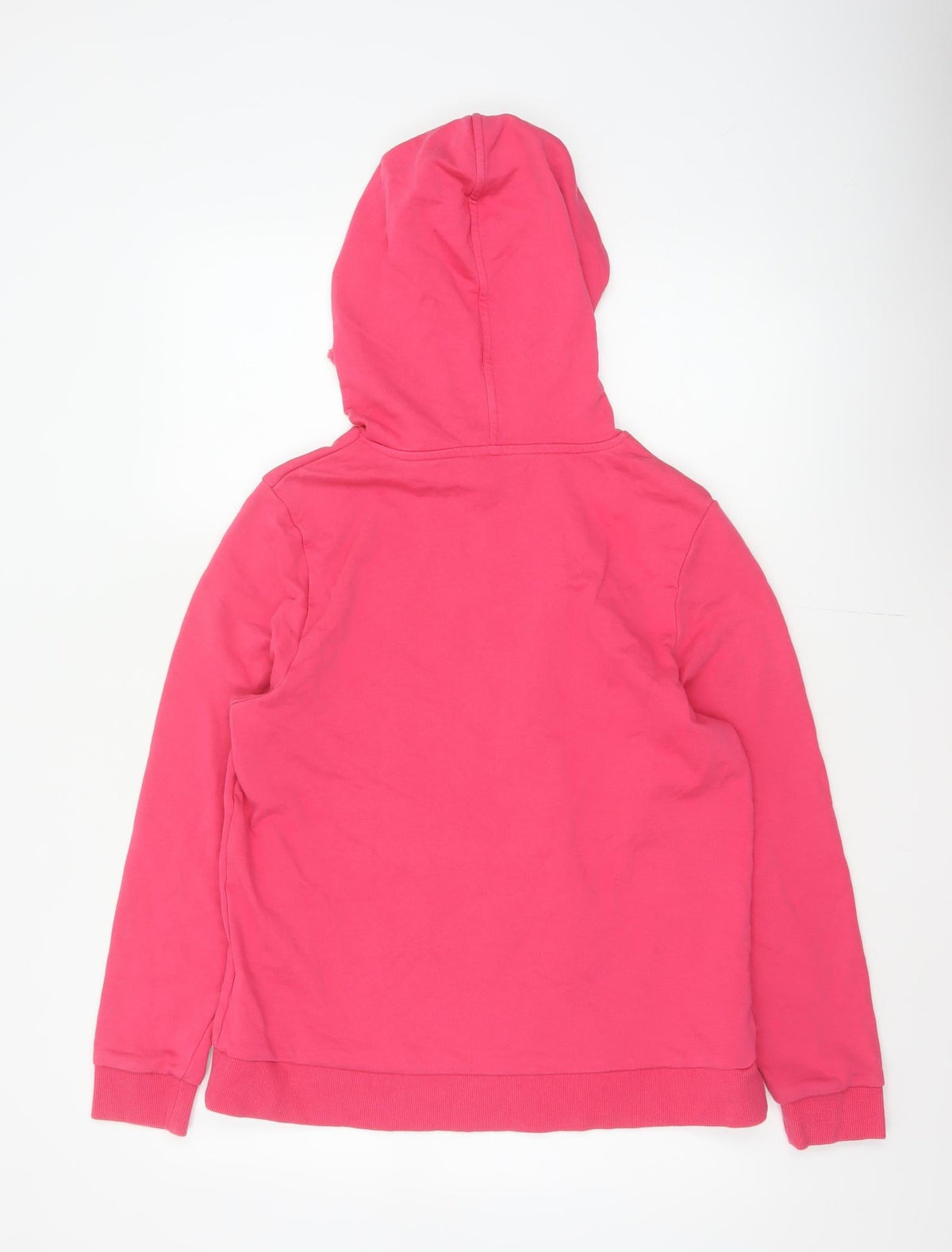 Marks and Spencer Women’s Pink Size 14 Hooded Drawstring Sweatshirt Jacket
