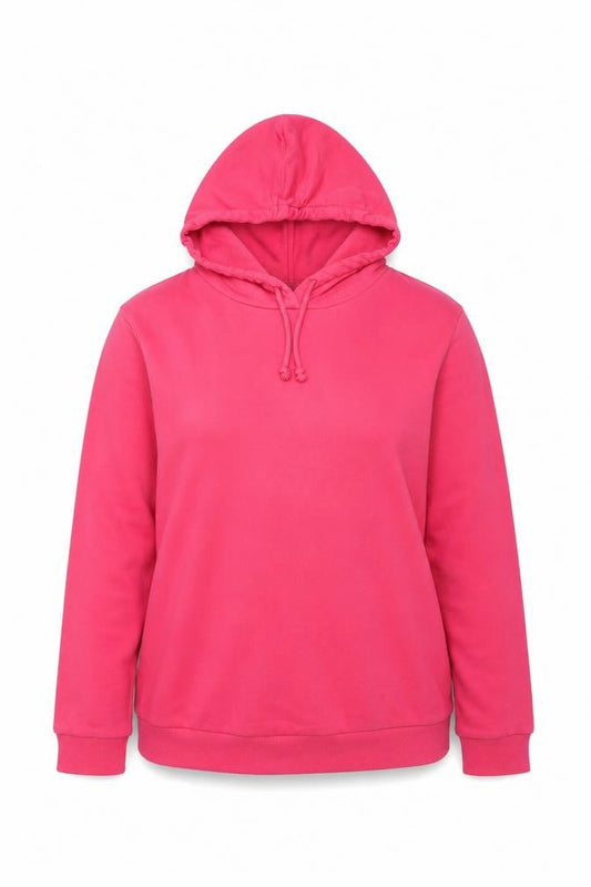 Marks and Spencer Women’s Pink Size 14 Hooded Drawstring Sweatshirt Jacket