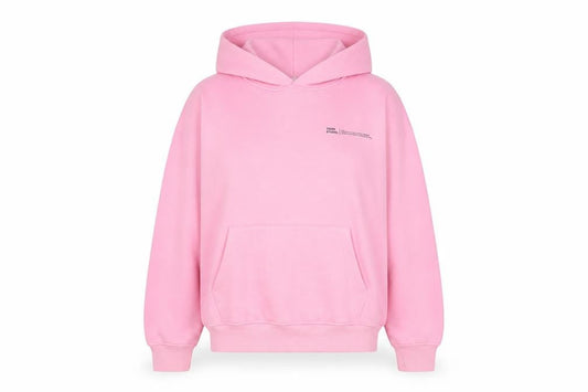 Boohoo Women Pink S Pullover Hoodie DSGN Studio Fleece Kangaroo Pocket