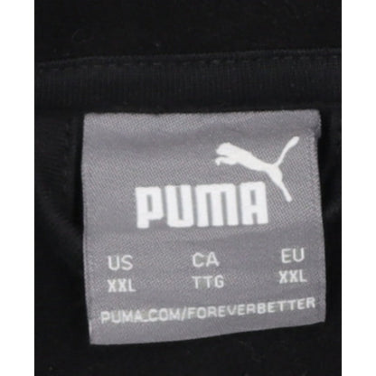 Puma Men’s Black 2XL Full Zip Hooded Fleece Sweatshirt Logo