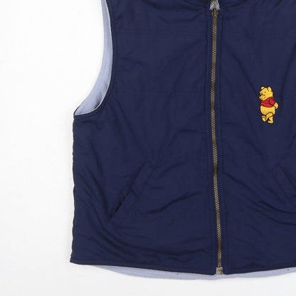 Additional view of Disney Store Teens Blue M Winnie the Pooh Fleece-Lined Bodywarmer