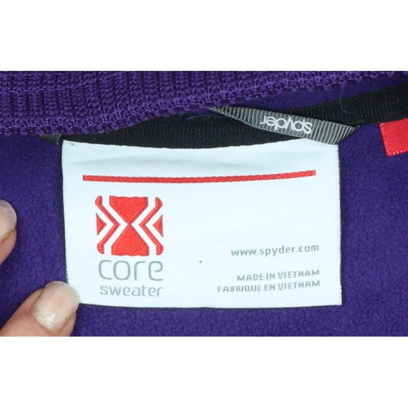 Spyder Women’s Purple M Core Sweater Full Zip Ski Jacket