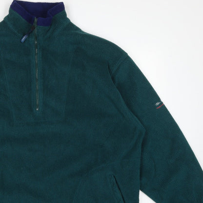 Tom Sayers Men's Green XL 1/2 Zip Fleece Pullover Sweatshirt
