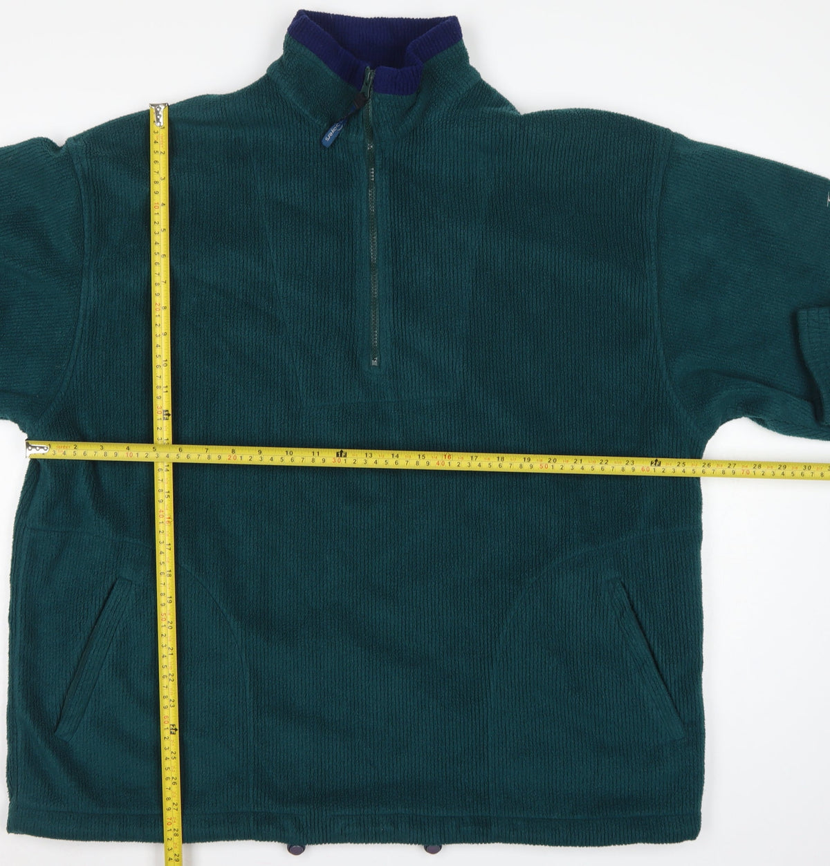 Tom Sayers Men's Green XL 1/2 Zip Fleece Pullover Sweatshirt