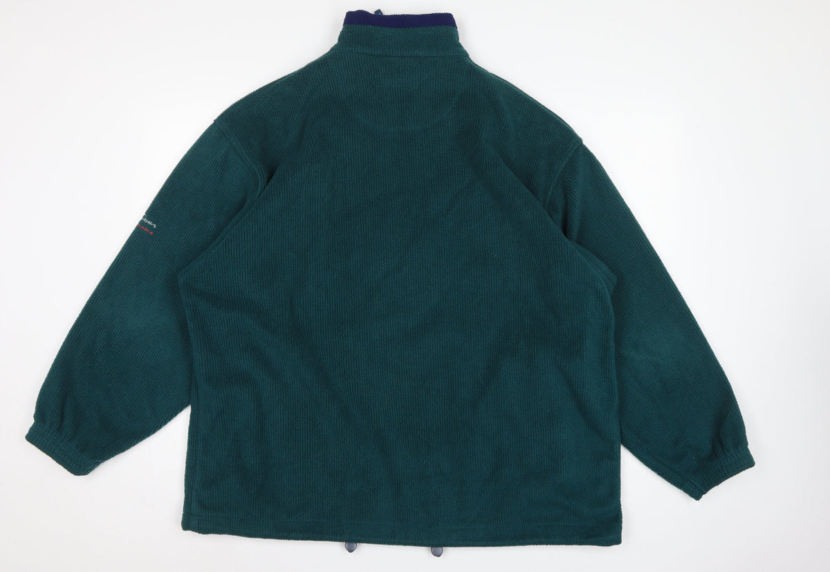 Tom Sayers Men's Green XL 1/2 Zip Fleece Pullover Sweatshirt