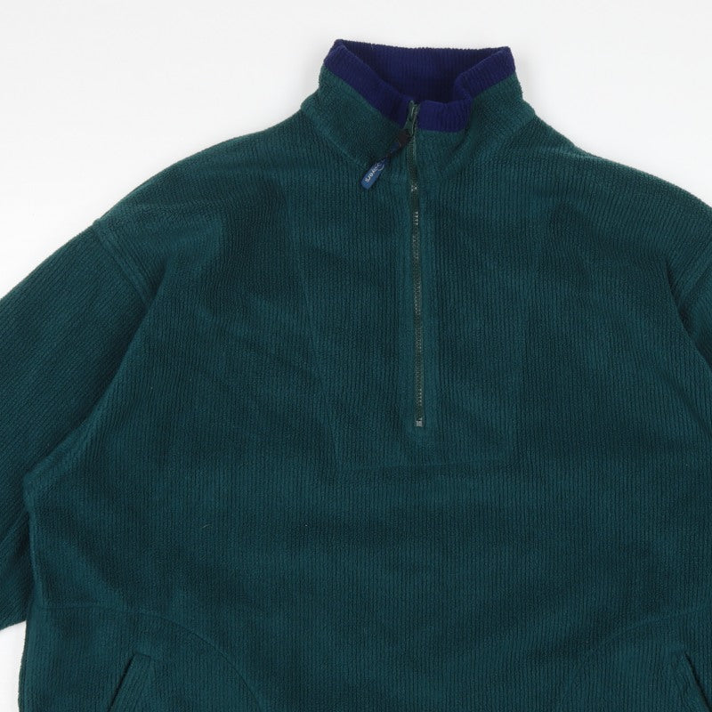 Tom Sayers Men's Green XL 1/2 Zip Fleece Pullover Sweatshirt