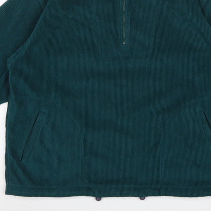 Tom Sayers Men's Green XL 1/2 Zip Fleece Pullover Sweatshirt