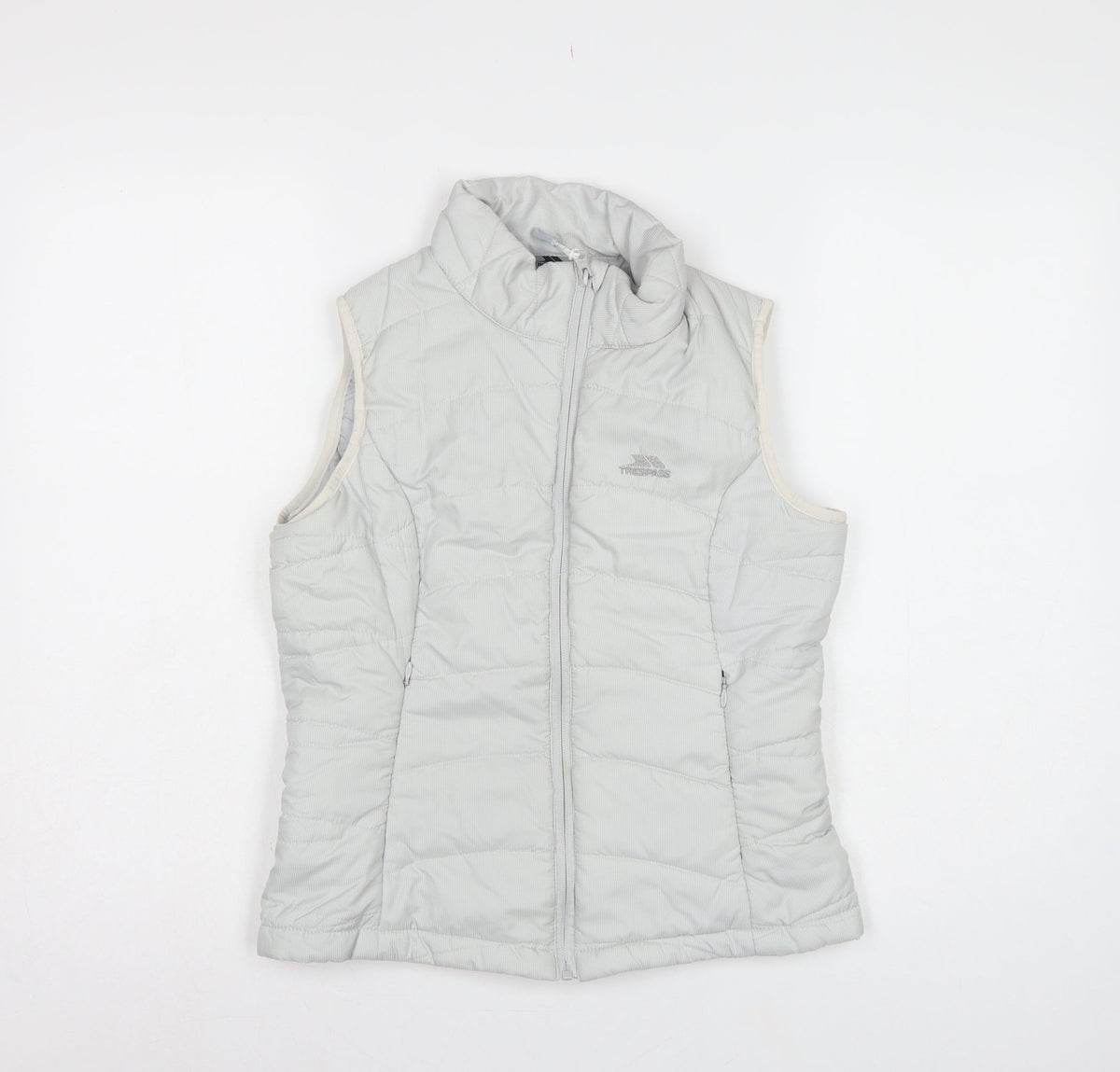 Trespass Women White S Quilted Puffer Bodywarmer Waistcoat