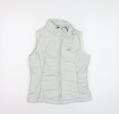 Trespass Women White S Quilted Puffer Bodywarmer Waistcoat