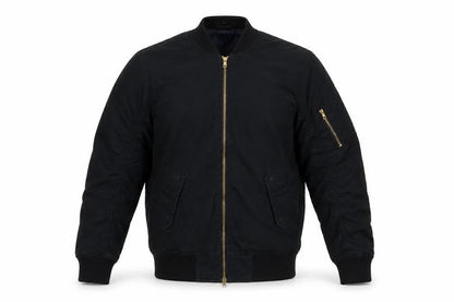 Divided H&M Men’s Black S Bomber Jacket Cotton Lined MA-1 Zip