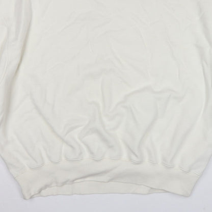 Nike Women’s Ivory XL Oversized High Neck Logo Pullover Sweatshirt