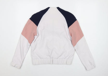 Stradivarius Women's Multicoloured UK 8 Bomber Jacket Full Zip