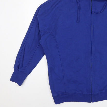 Next Women’s Blue UK 12 M Full Zip Hooded Sweatshirt