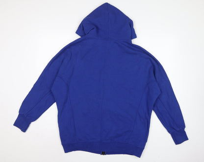 Next Women’s Blue UK 12 M Full Zip Hooded Sweatshirt