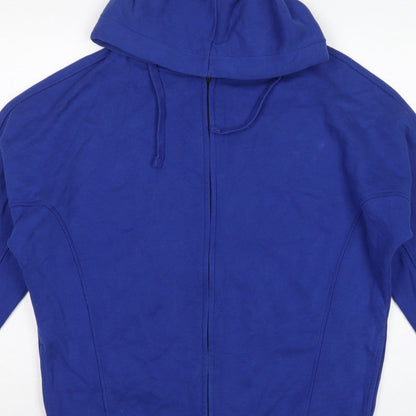 Next Women’s Blue UK 12 M Full Zip Hooded Sweatshirt