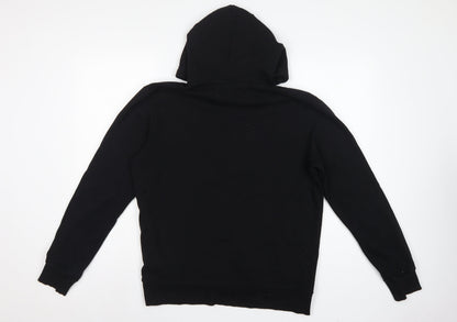 Jack & Jones Men’s Black L Logo Graphic Pullover Hoodie