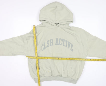 Closure LDN Women’s Beige UK 8 Pullover Hoodie Graphic Print