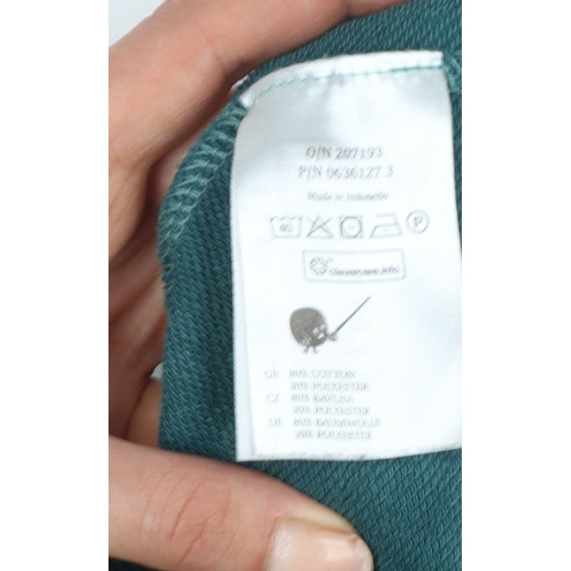 Monki Women’s Green Size 12 Relaxed Crew Neck Pullover Sweatshirt