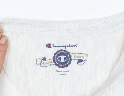 Champion Women’s Grey M Georgetown Reverse Weave Crew Neck Sweatshirt