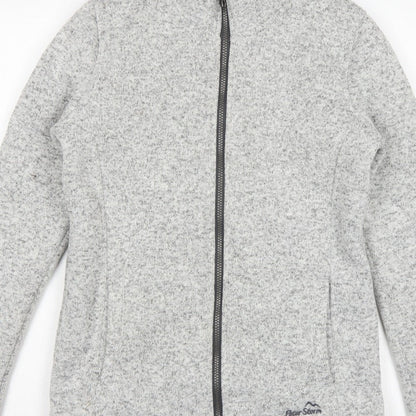 Peter Storm Women’s Grey Size 12 Fleece Lined Full Zip Jacket