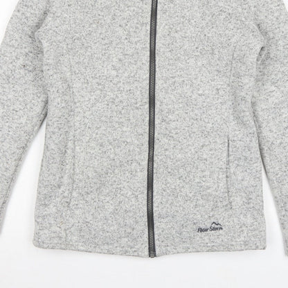 Peter Storm Women’s Grey Size 12 Fleece Lined Full Zip Jacket